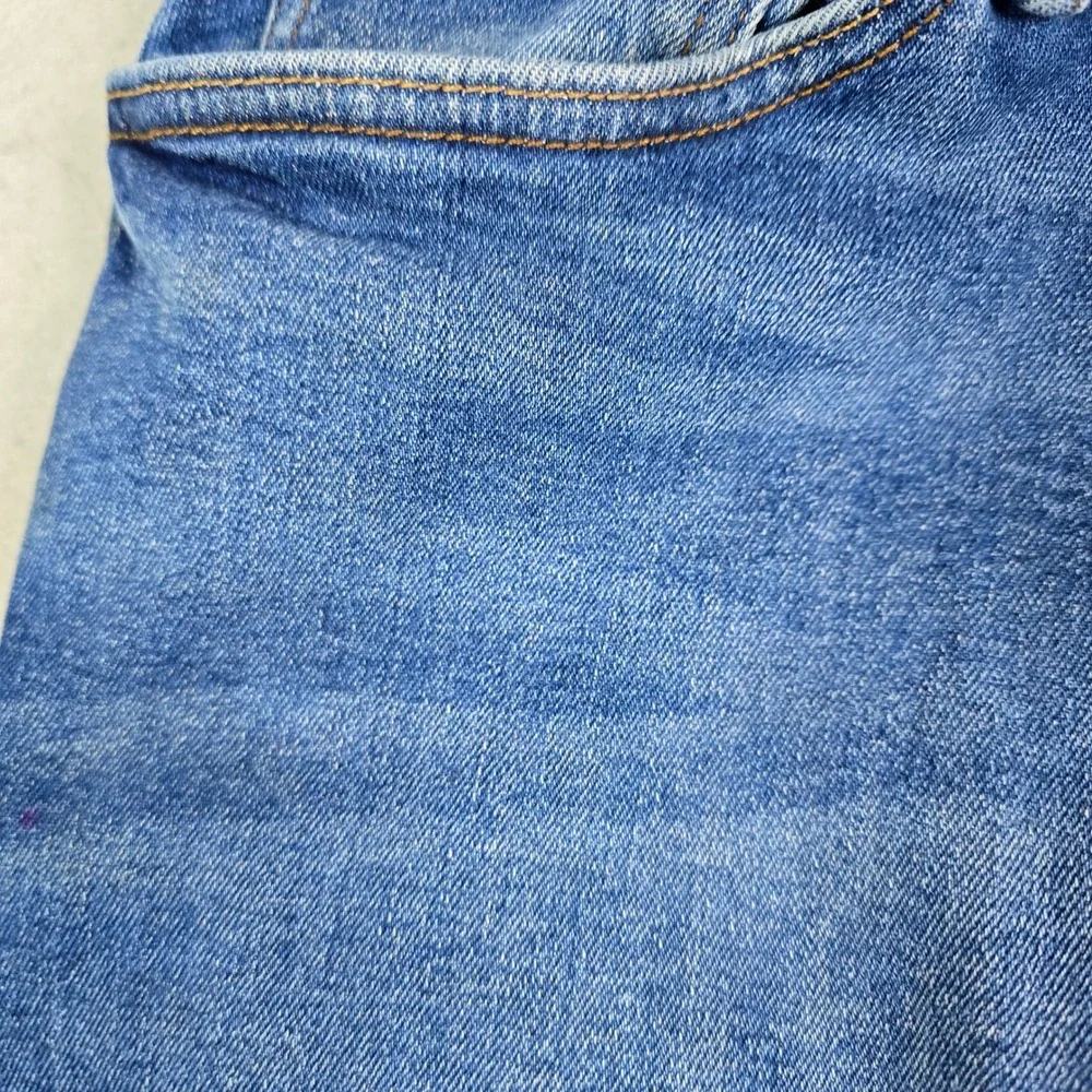 Banana Republic Tapered‎ Fit Jeans Mens 36x34 (36x33) Blue Medium Wash Stretch